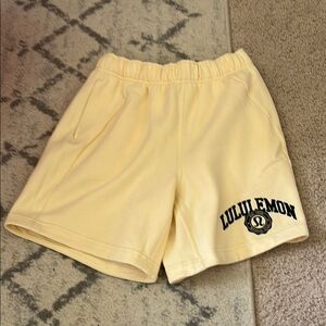 lululemon athletica Yellow Shorts